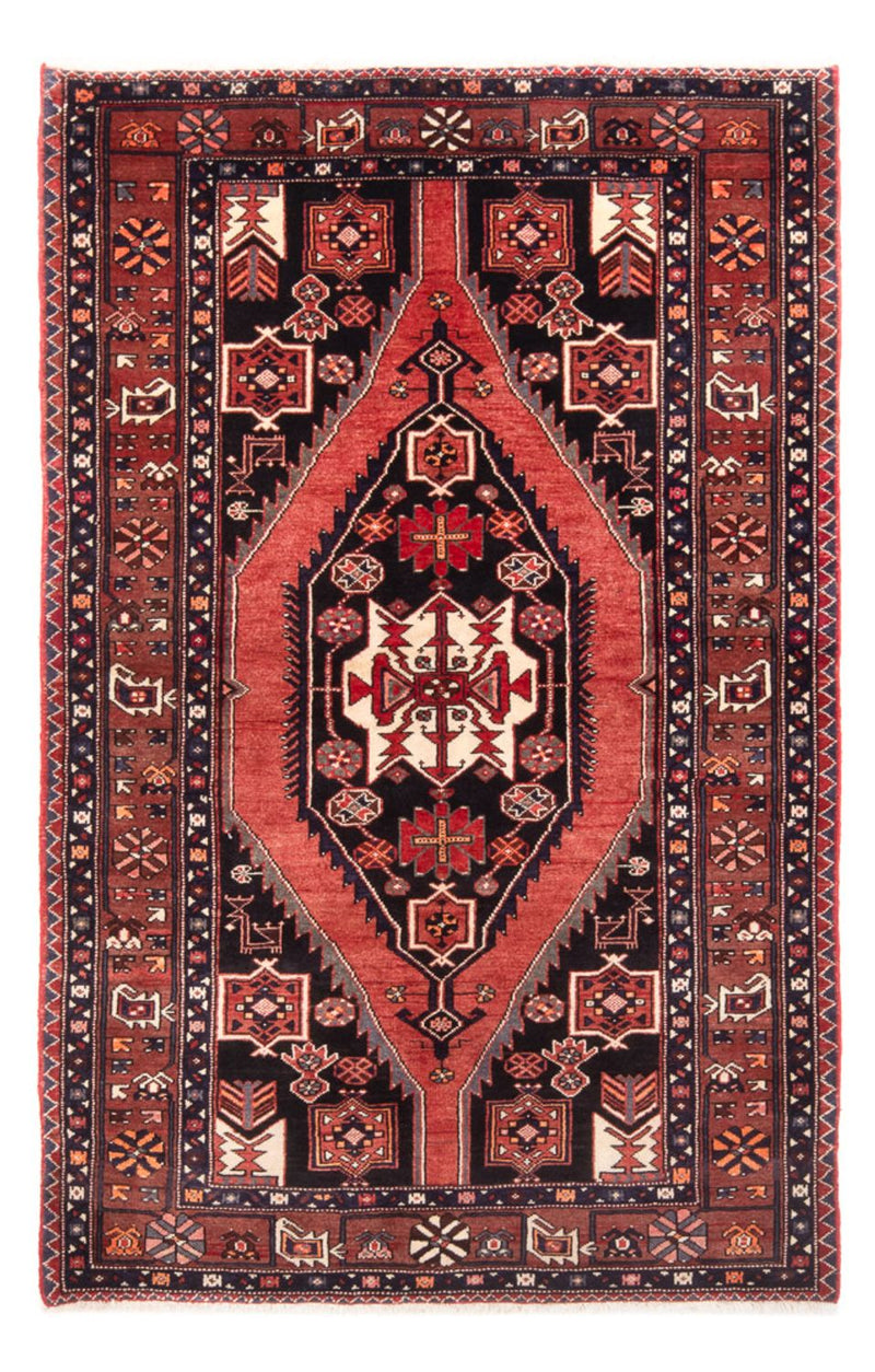 Alfombra persa - Nómada - 226 x 143 cm - azul oscuro