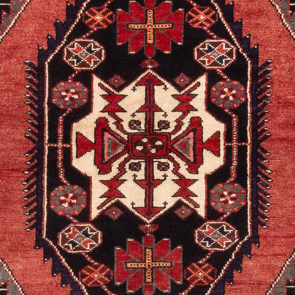 Alfombra persa - Nómada - 226 x 143 cm - azul oscuro