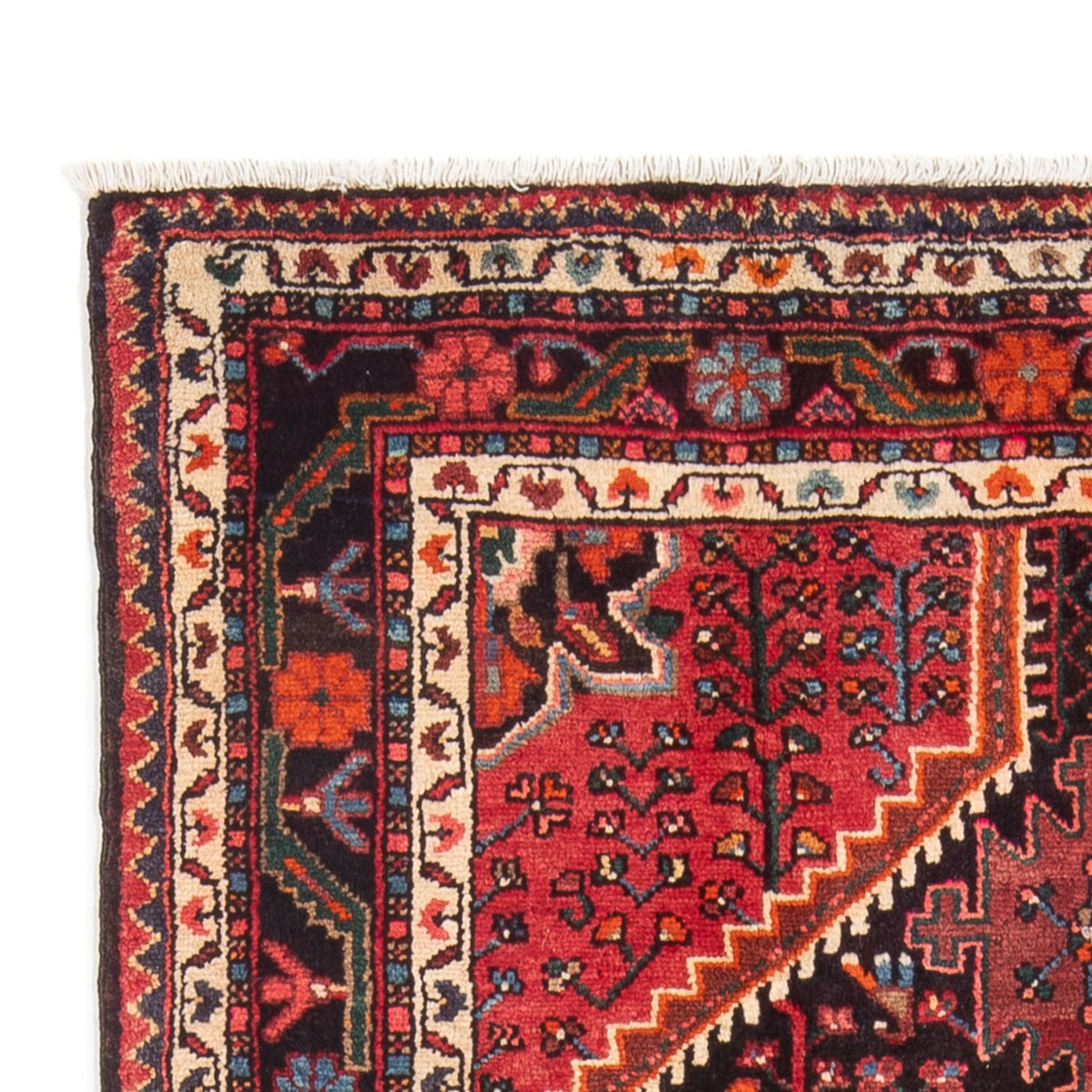 Hamadan Alfombra 156x193cm - Alfombra persa