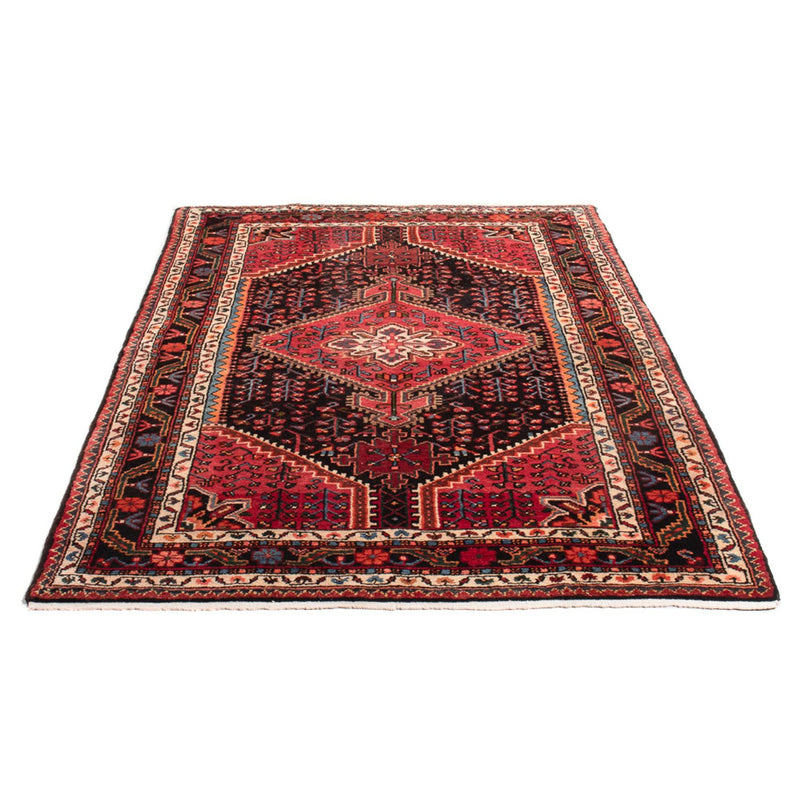Alfombra persa - Nómada - Real - 193 x 156 cm - azul oscuro