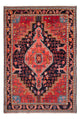 Alfombra persa - Nómada - Real - 218 x 139 cm - azul oscuro