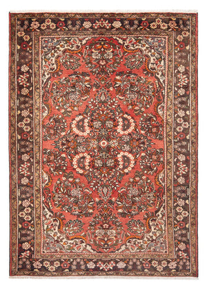 Alfombra persa - Nómada - Real - 219 x 155 cm - rojo