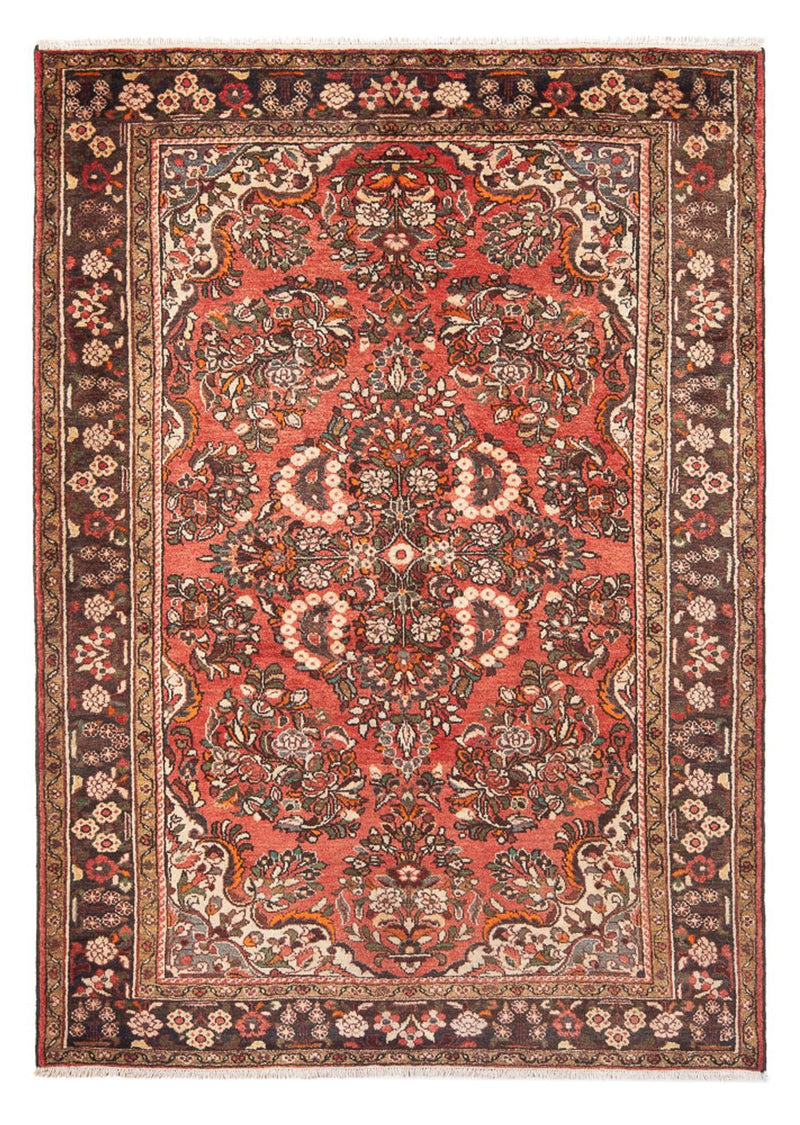 Alfombra persa - Nómada - Real - 219 x 155 cm - rojo