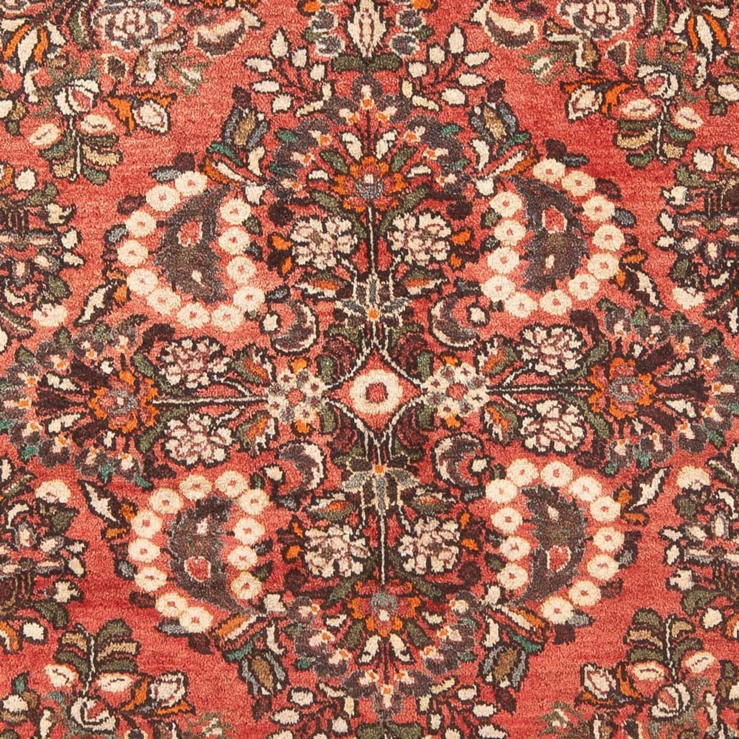 Alfombra persa - Nómada - Real - 219 x 155 cm - rojo