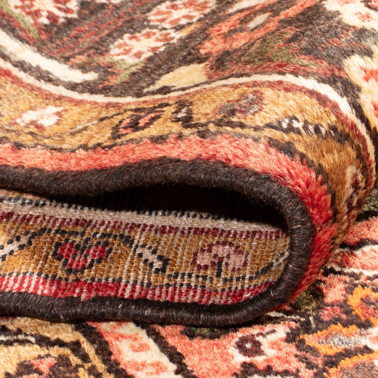 Alfombra persa - Nómada - Real - 219 x 155 cm - rojo