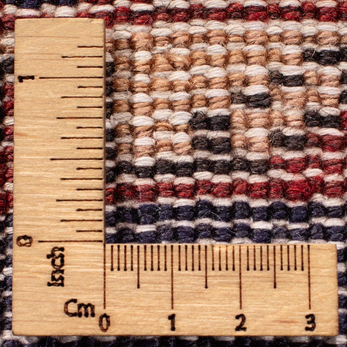 Alfombra persa - Nómada - Real - 188 x 149 cm - azul oscuro