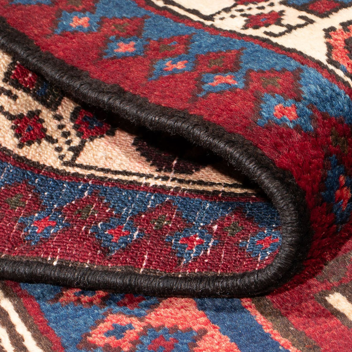 Alfombra persa - Nómada - Real - 212 x 127 cm - azul