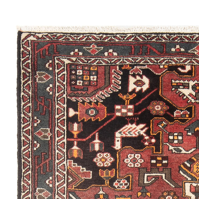Alfombra persa - Nómada - Real - 209 x 134 cm - rojo