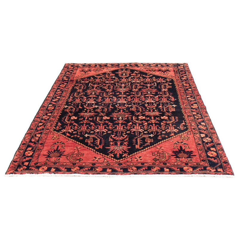 Alfombra persa - Nómada - Real - 219 x 133 cm - azul oscuro