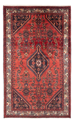 Alfombra persa - Nómada - Real - 217 x 129 cm - rojo