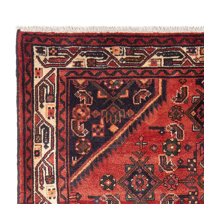 Alfombra persa - Nómada - Real - 217 x 129 cm - rojo