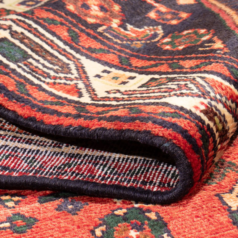 Alfombra persa - Nómada - Real - 217 x 129 cm - rojo