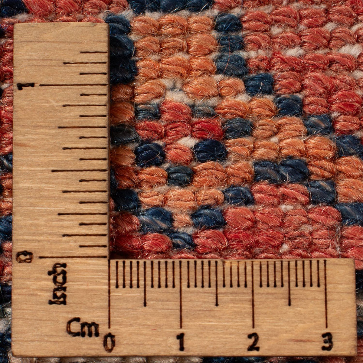 Alfombra persa - Nómada - Real - 217 x 133 cm - naranja