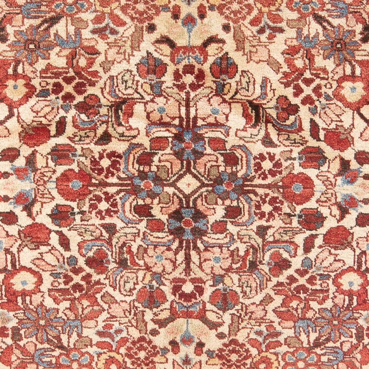 Alfombra persa - Nómada - Real - 214 x 152 cm - crema
