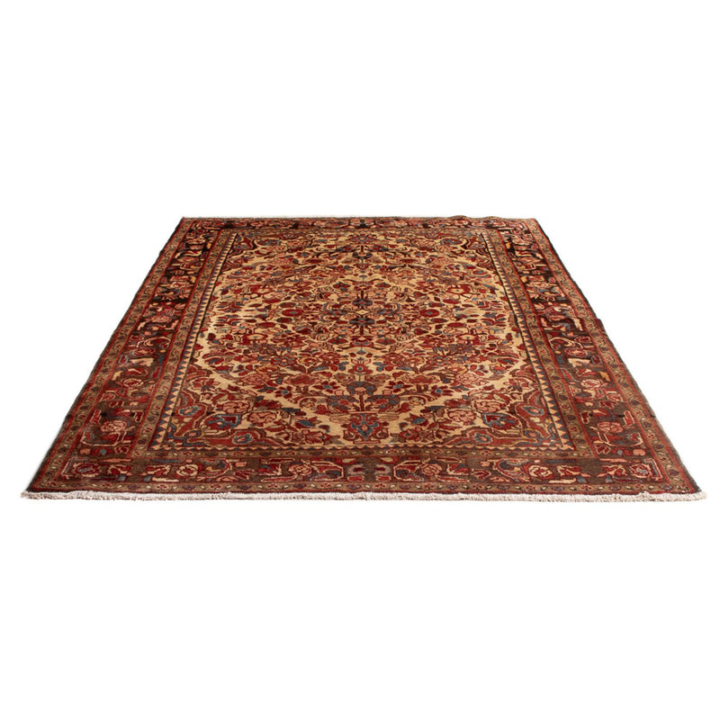Alfombra persa - Nómada - Real - 214 x 152 cm - crema