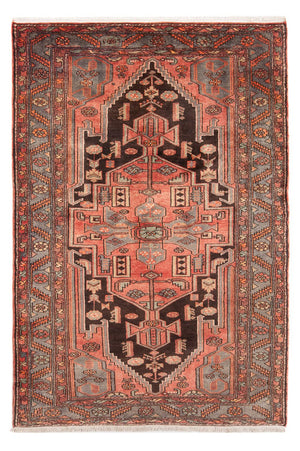 Alfombra persa - Nómada - Real - 221 x 141 cm - rojo
