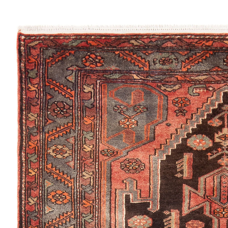 Alfombra persa - Nómada - Real - 221 x 141 cm - rojo