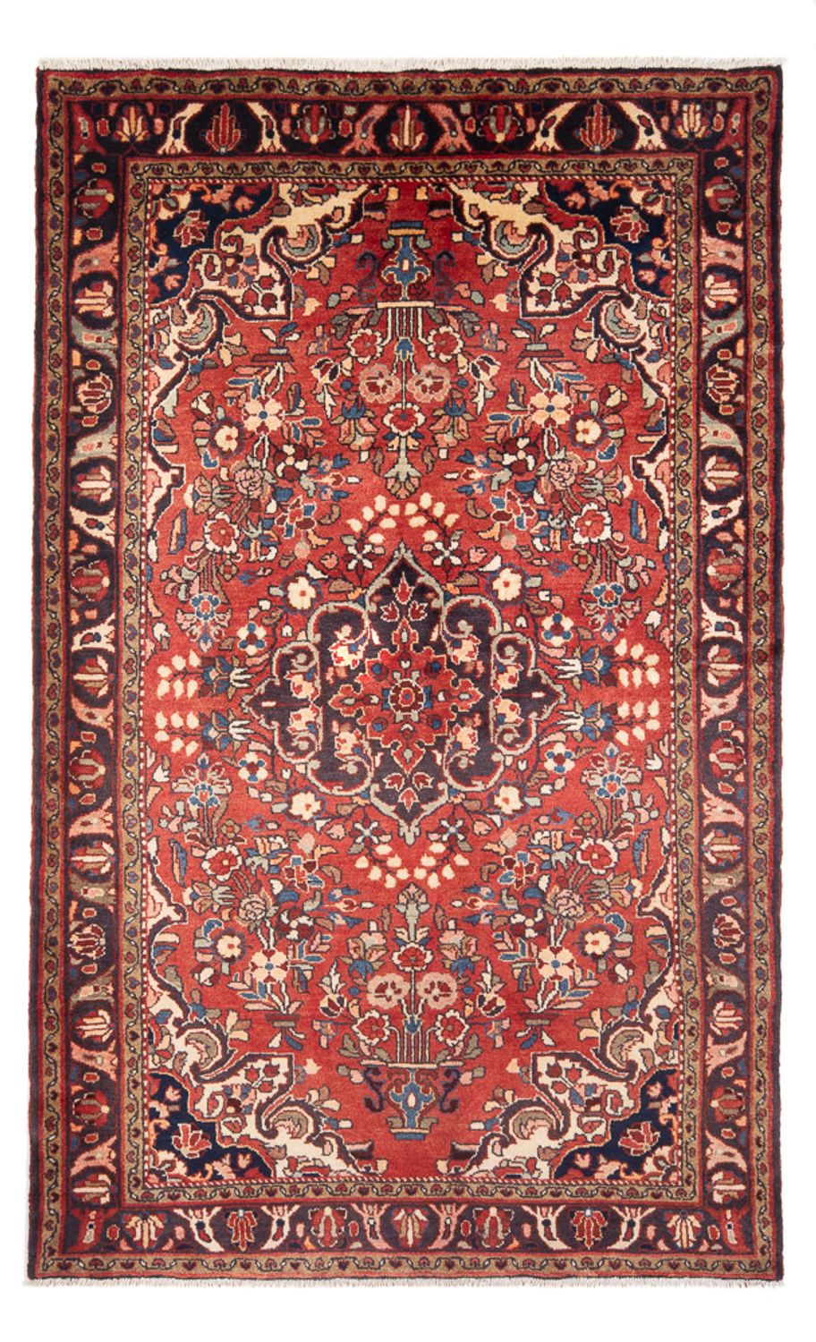 Alfombra persa - Nómada - Real - 241 x 150 cm - rojo