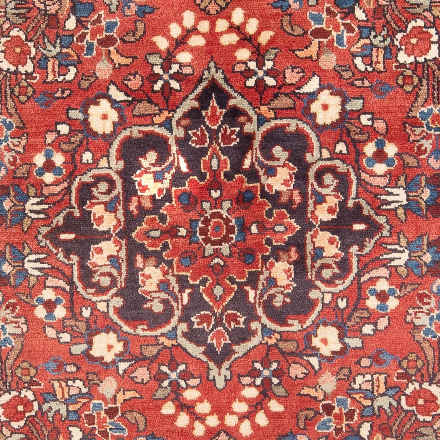 Alfombra persa - Nómada - Real - 241 x 150 cm - rojo