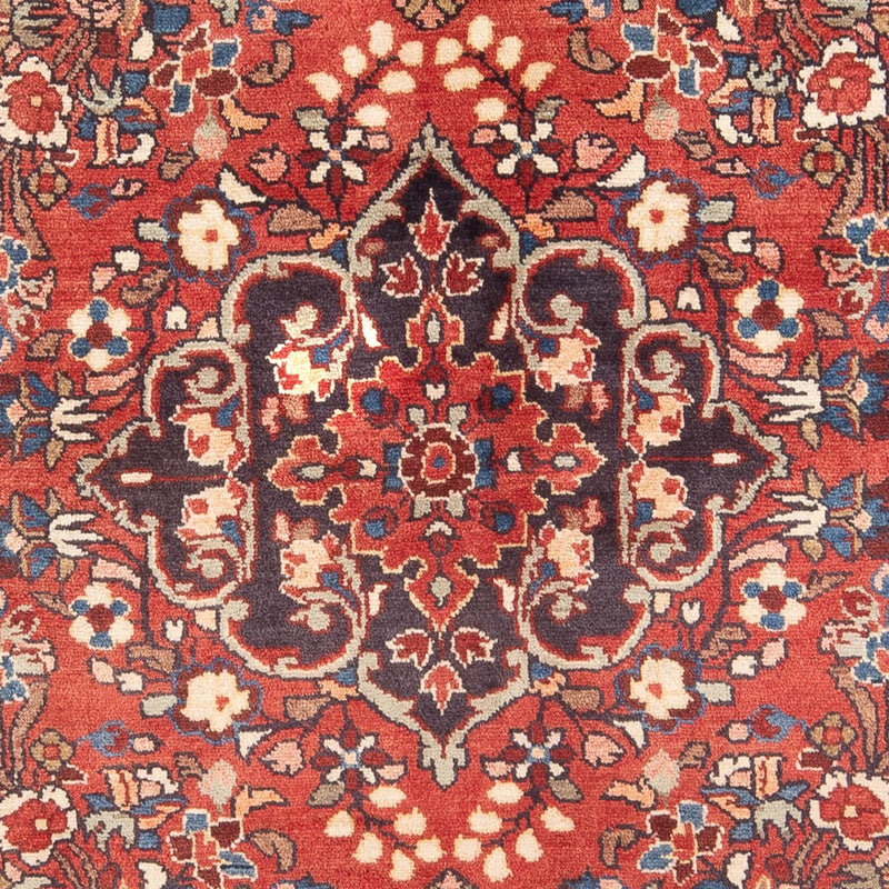 Alfombra persa - Nómada - Real - 241 x 150 cm - rojo