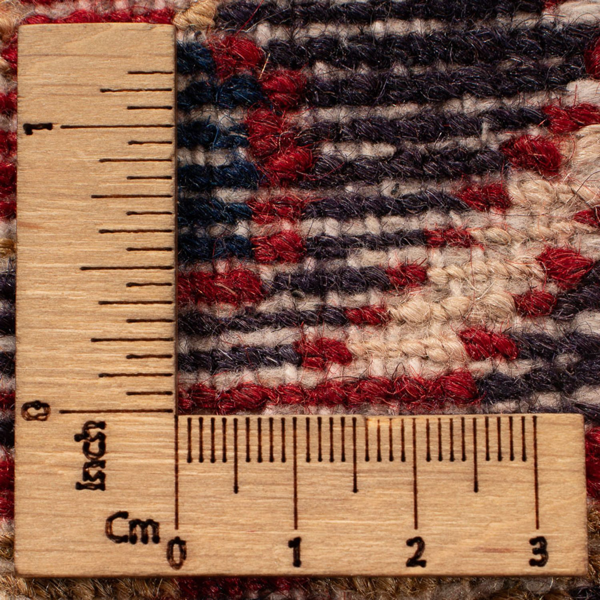 Alfombra persa - Nómada - Real - 241 x 150 cm - rojo