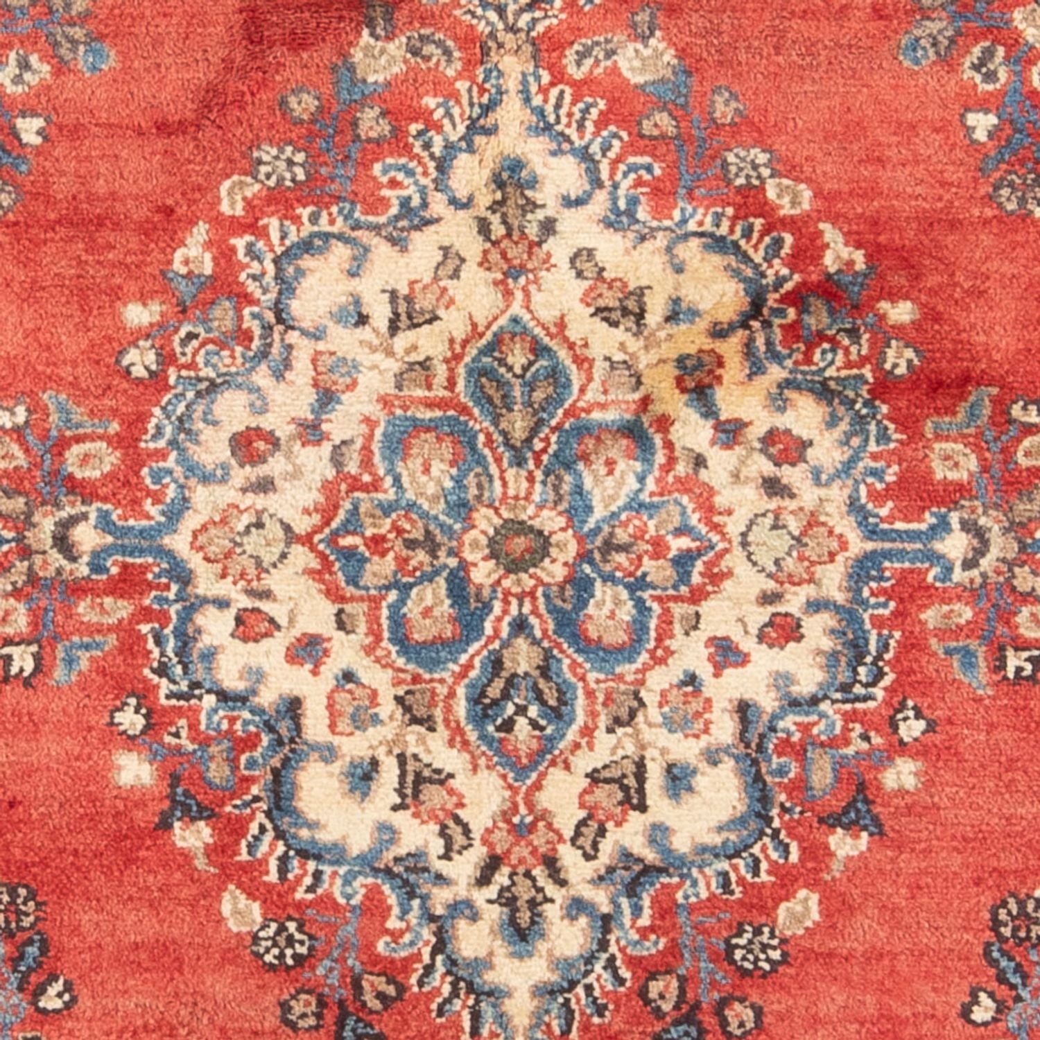 Alfombra persa - Nómada - Real - 198 x 129 cm - rojo