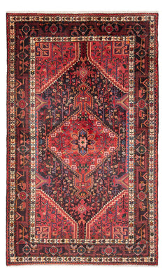 Alfombra persa - Nómada - Real - 228 x 141 cm - azul oscuro