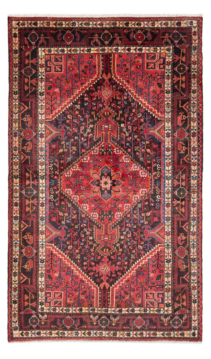 Alfombra persa - Nómada - Real - 228 x 141 cm - azul oscuro