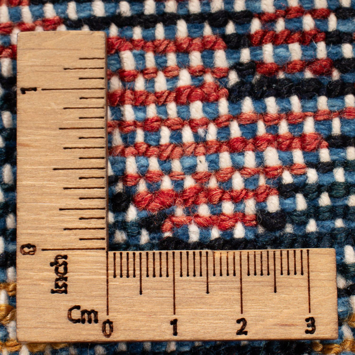 Alfombra persa - Nómada - Real - 210 x 133 cm - azul oscuro