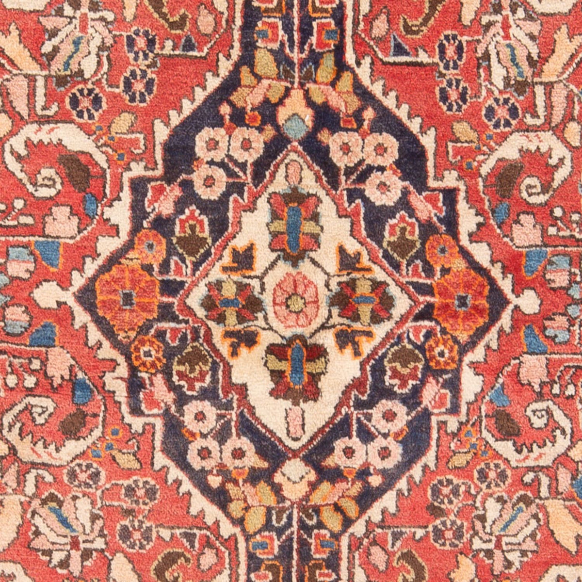 Alfombra persa - Nómada - Real - 210 x 125 cm - rojo