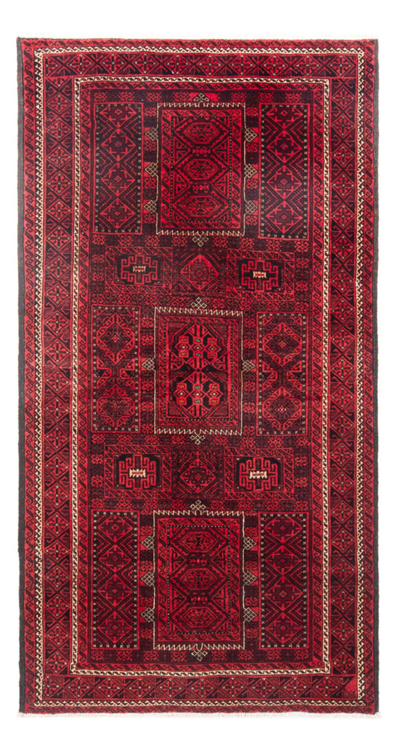 Alfombra de pasillo Alfombra persa - Nómada - 245 x 125 cm - azul oscuro