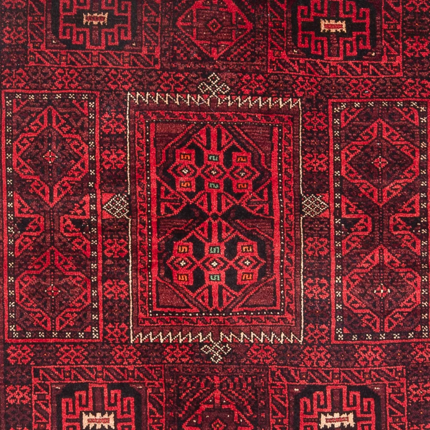 Alfombra de pasillo Alfombra persa - Nómada - 245 x 125 cm - azul oscuro