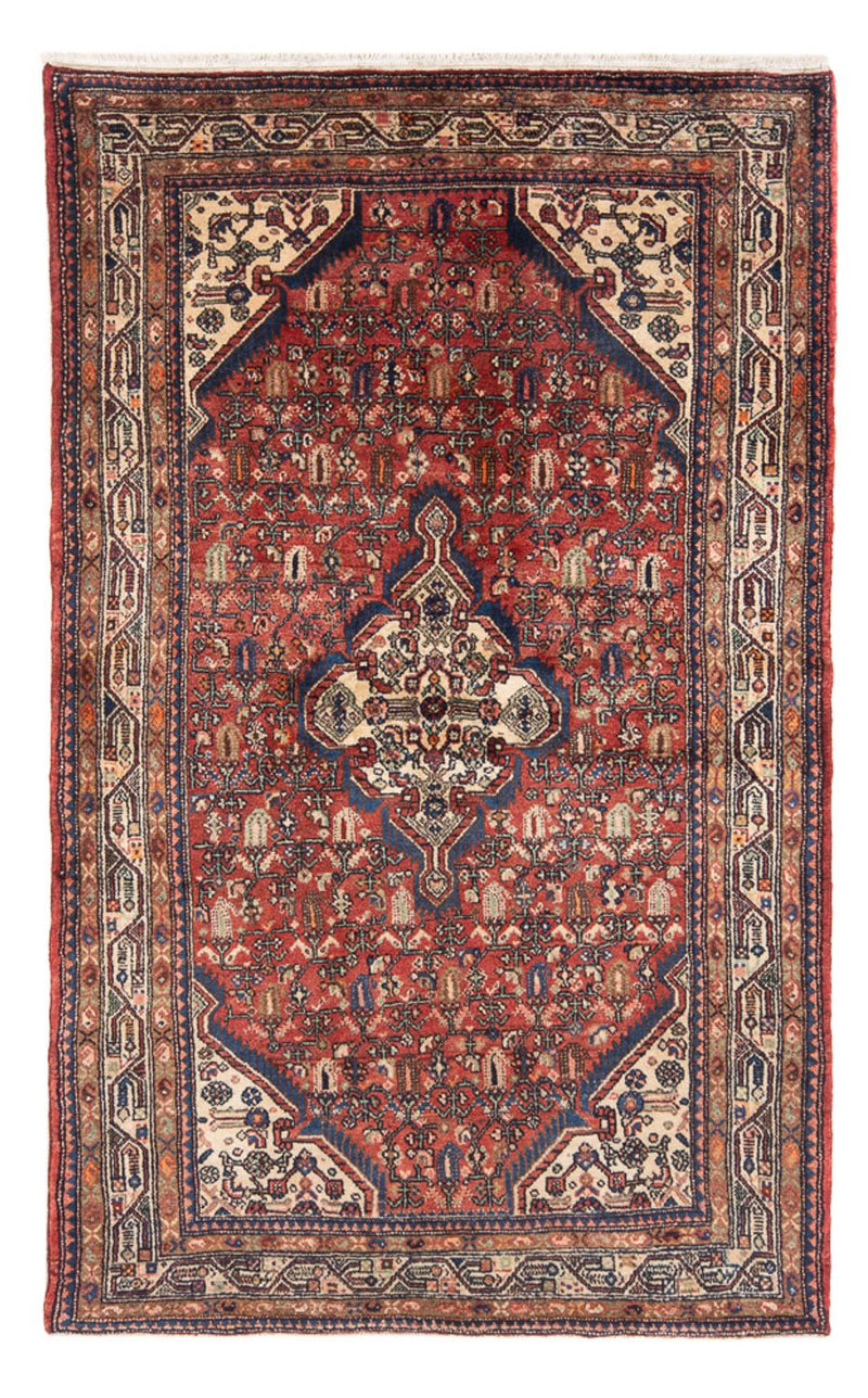Alfombra persa - Nómada - Real - 221 x 132 cm - rojo