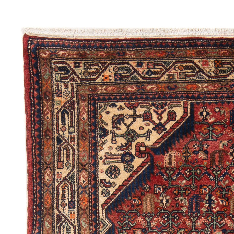 Alfombra persa - Nómada - Real - 221 x 132 cm - rojo
