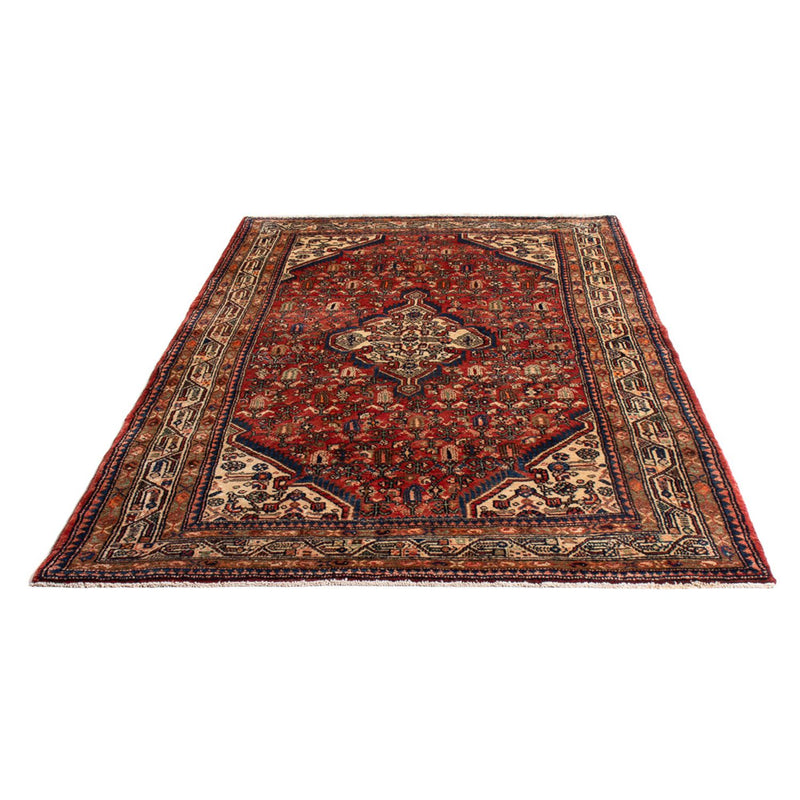 Alfombra persa - Nómada - Real - 221 x 132 cm - rojo