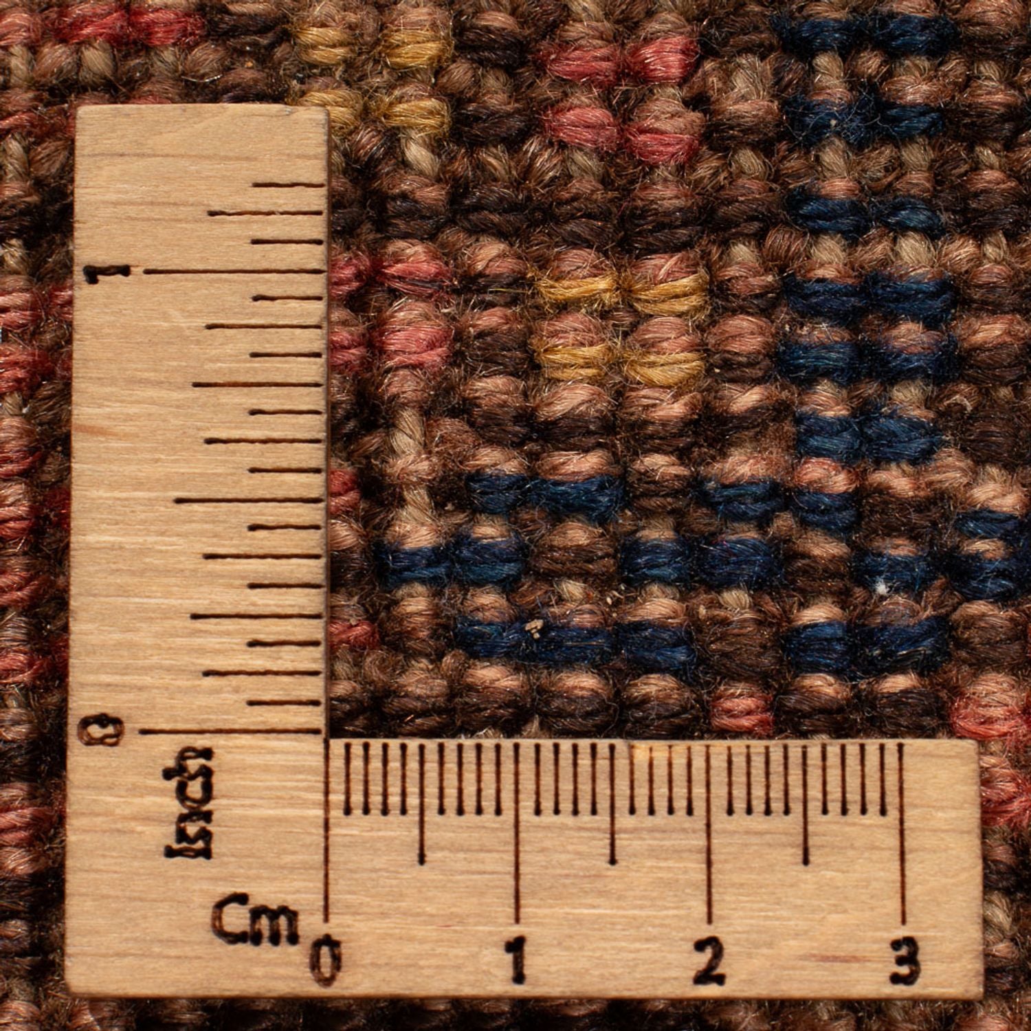 Alfombra persa - Nómada - Real - 219 x 132 cm - azul oscuro