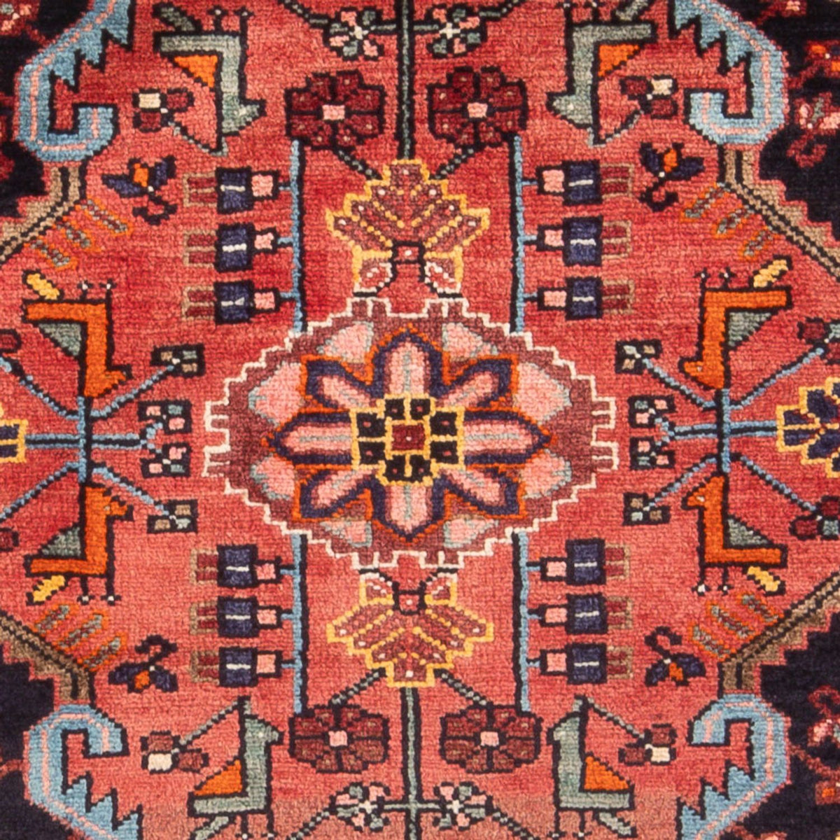 Alfombra persa - Nómada - Real - 189 x 113 cm - rojo