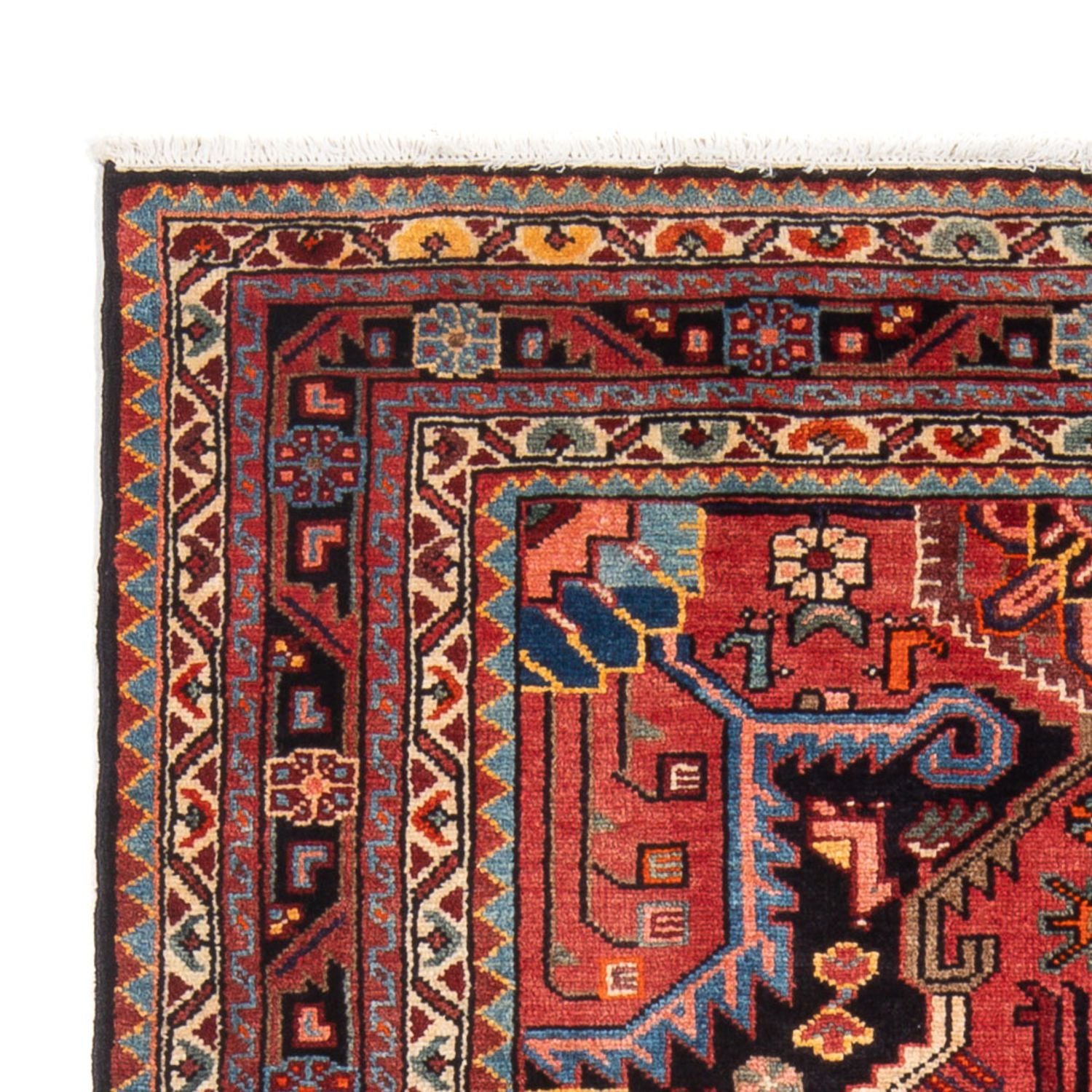 Alfombra persa - Nómada - Real - 189 x 113 cm - rojo