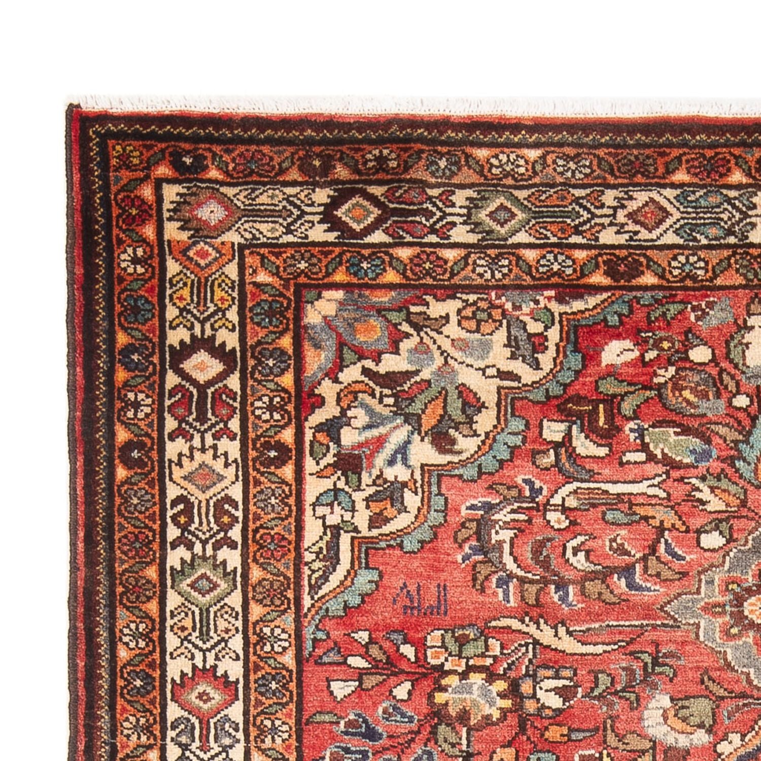Alfombra persa - Nómada - Real - 225 x 142 cm - rojo