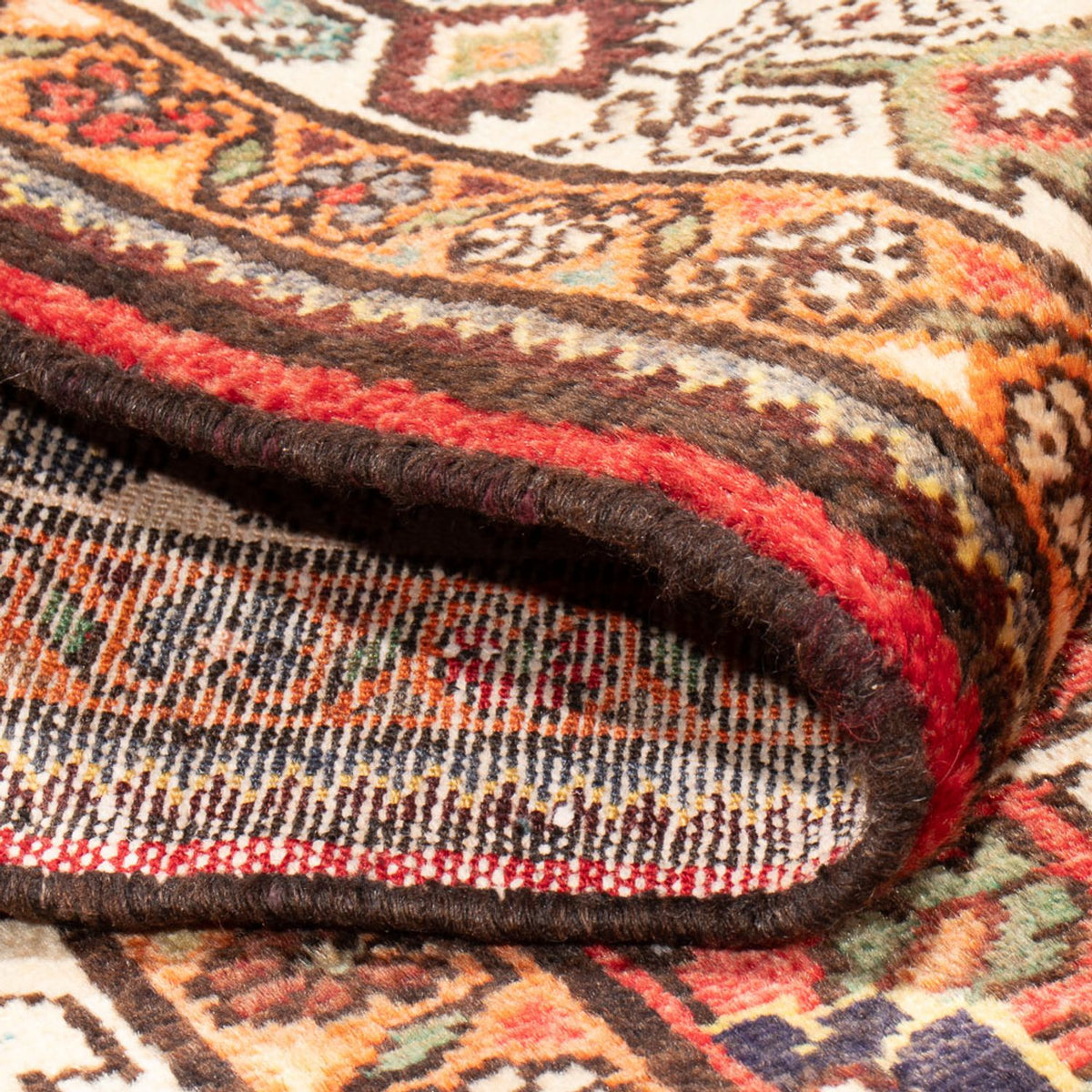 Alfombra persa - Nómada - Real - 225 x 142 cm - rojo