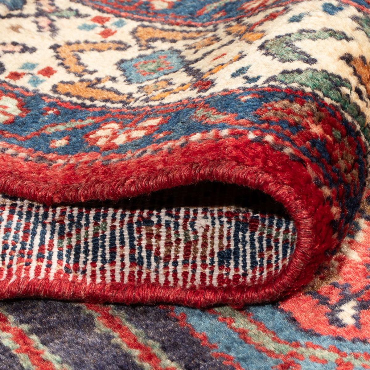 Alfombra persa - Nómada - Real - 244 x 137 cm - azul