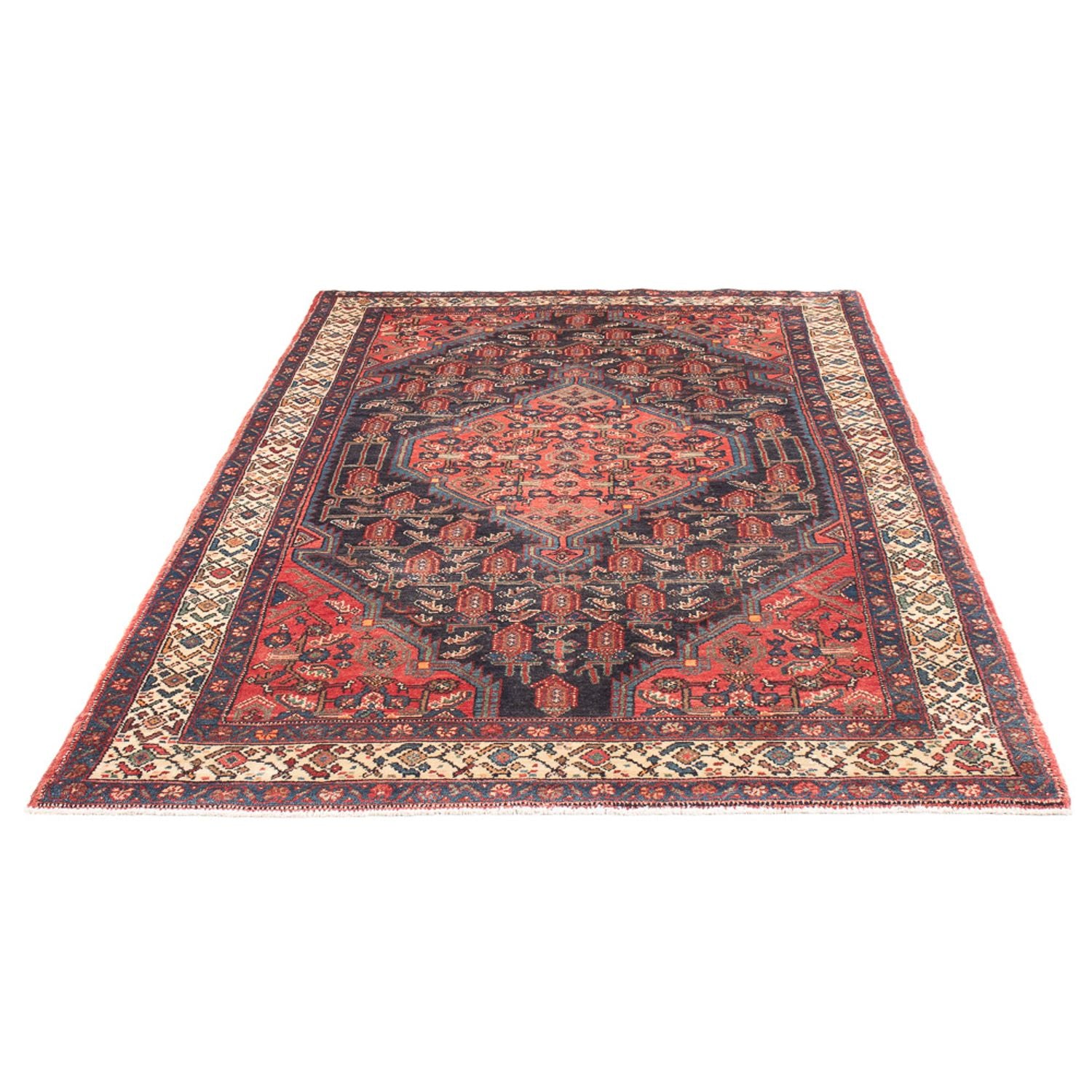 Alfombra persa - Nómada - Real - 244 x 137 cm - azul
