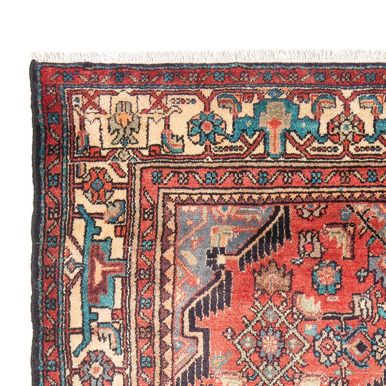 Alfombra persa - Nómada - Real - 225 x 147 cm - rojo