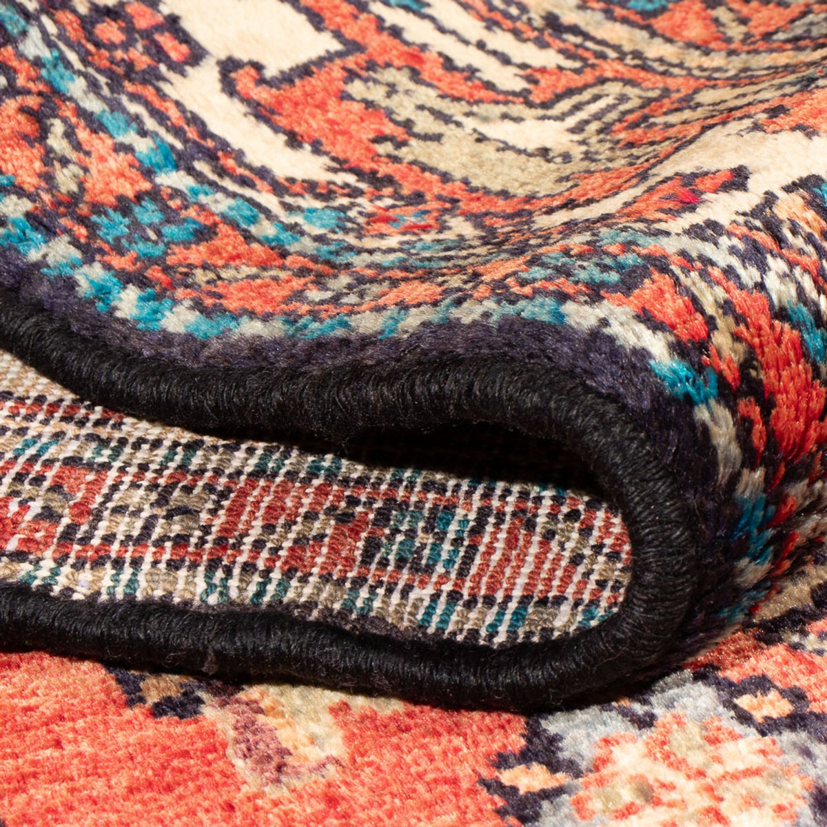 Alfombra persa - Nómada - Real - 225 x 147 cm - rojo