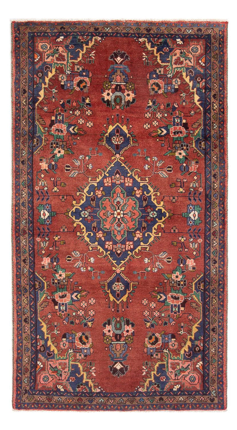 Alfombra persa - Nómada - Real - 212 x 118 cm - rojo