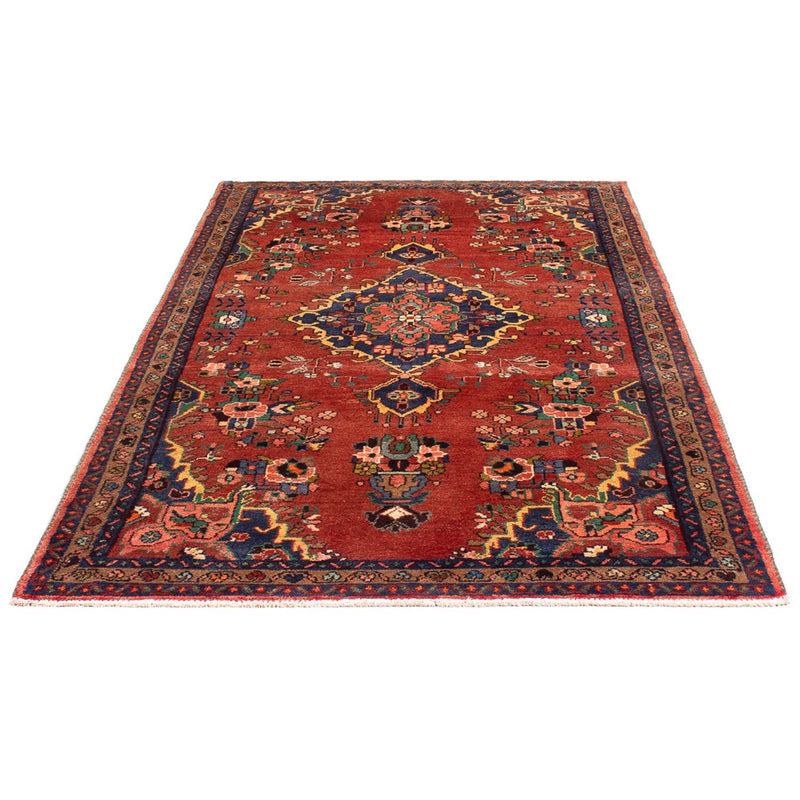 Alfombra persa - Nómada - Real - 212 x 118 cm - rojo
