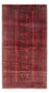 Alfombra persa - Nómada - Real - 241 x 130 cm - azul oscuro