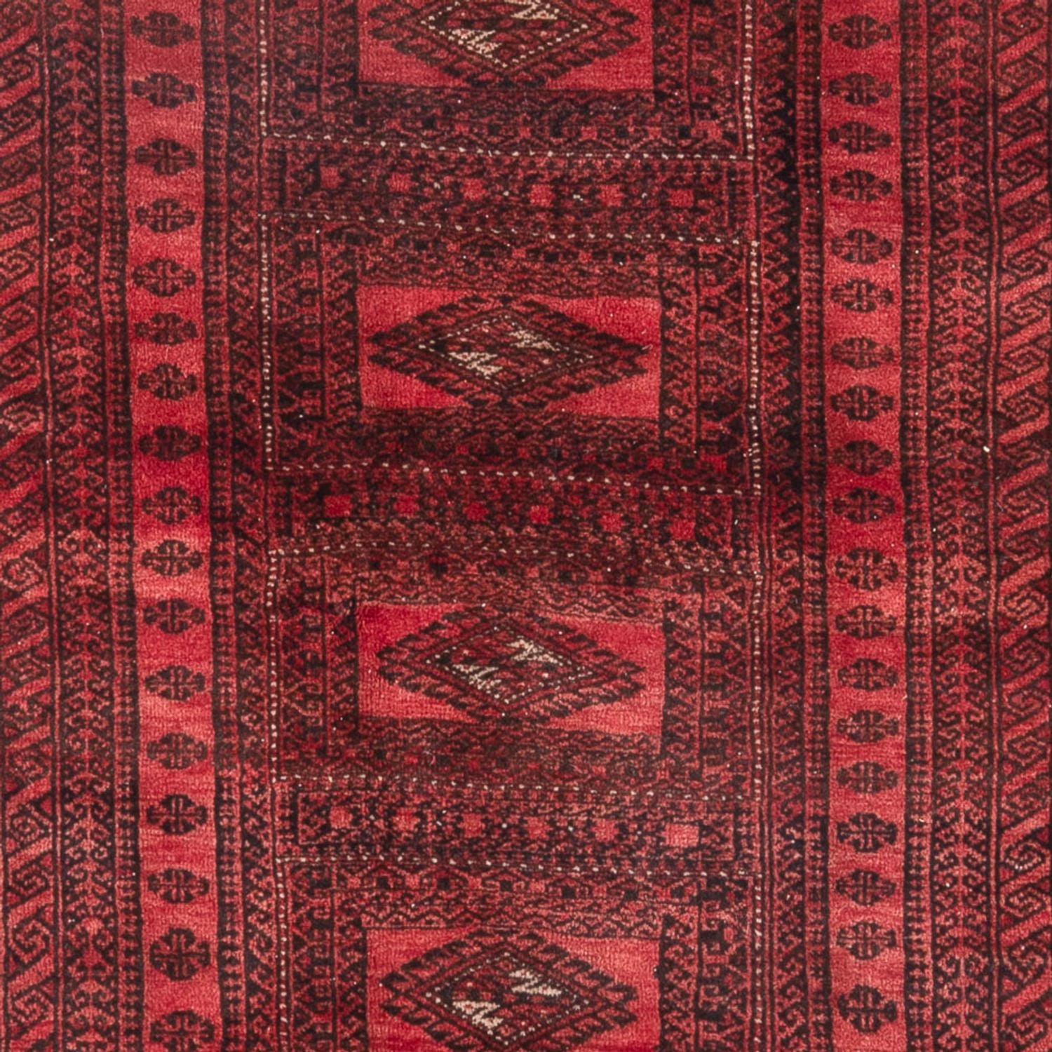 Alfombra persa - Nómada - Real - 241 x 130 cm - azul oscuro
