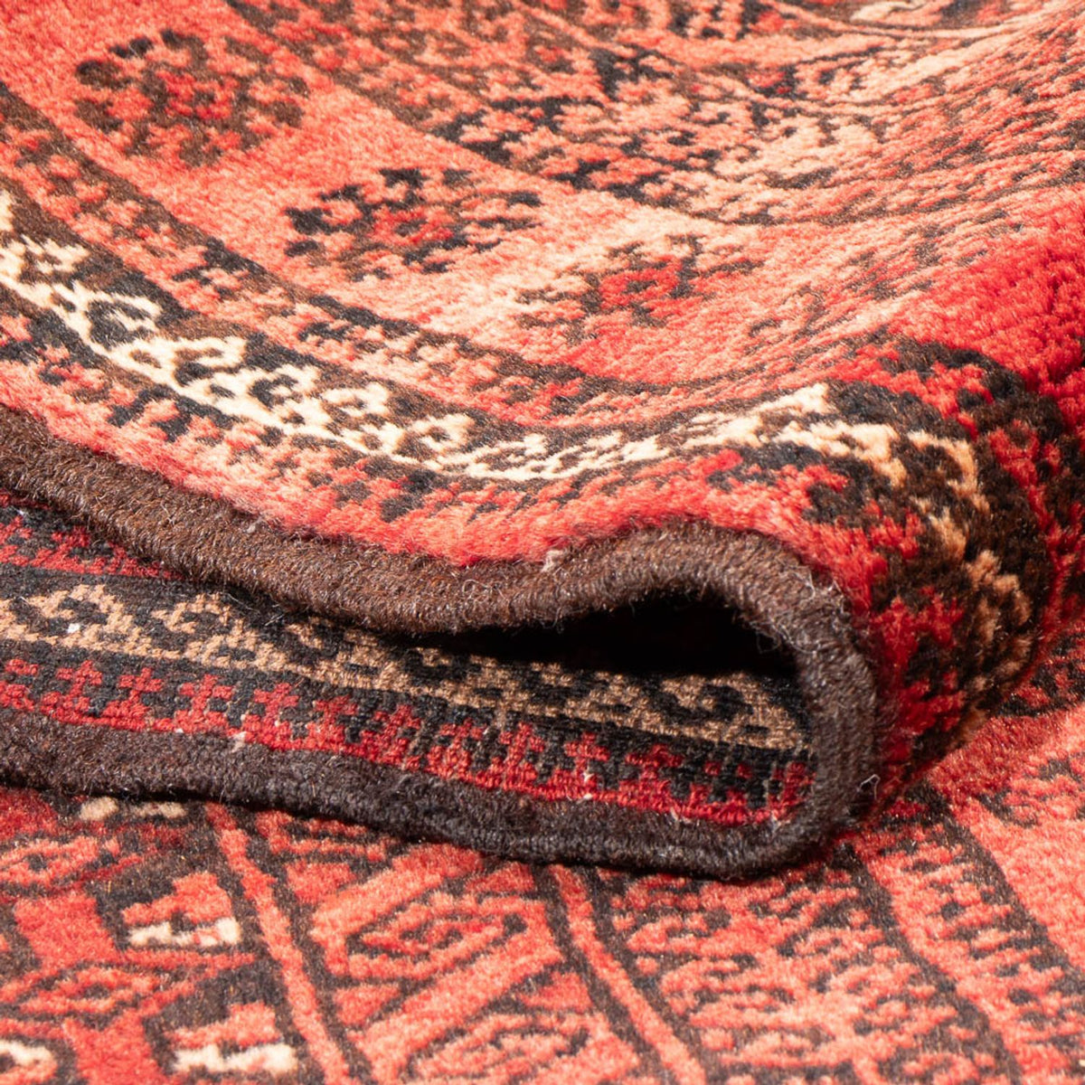 Alfombra persa - Nómada - Real - 241 x 130 cm - azul oscuro