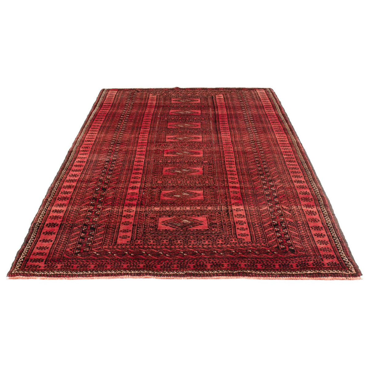 Alfombra persa - Nómada - Real - 241 x 130 cm - azul oscuro